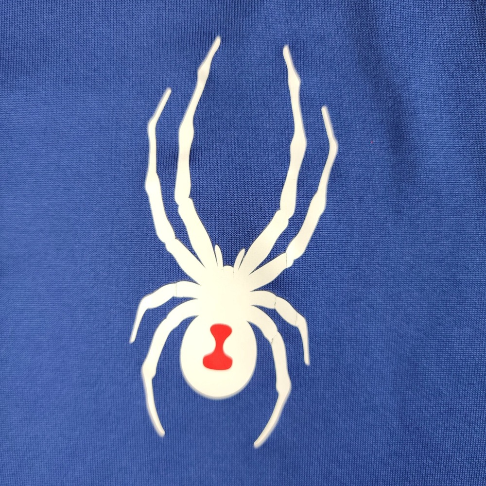 Spyder Swim Kids Blue Short Sleeve Rash Guard Shirt Size S 7/8 1368843